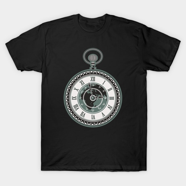 Vintage Watch | Victorian Watch | World T-Shirt by dkdesigns27